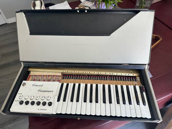 Excelsior Chordette Concert Companion Keyboard Italy 1960s 1