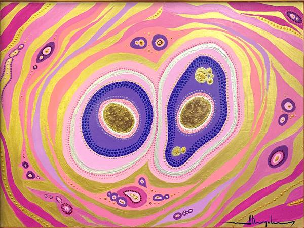 Alex Nizovsky - Abstract Histology #3 Modern Abstract Art USA 24"x18" 1