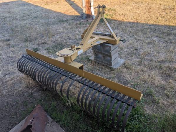 King Kutter 6' 3-Point Landscape Rake, Cat 1 - As-Is 1