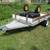 Small flatbed trailer- 4x8 - can be used for lawn equipment - used 1 thumbnail