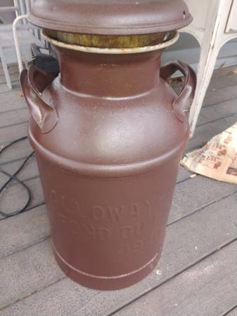 Galloway West co milk can 1940 1