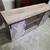 Gray Rustic Style TV Stand with Sliding Doors 7 thumbnail