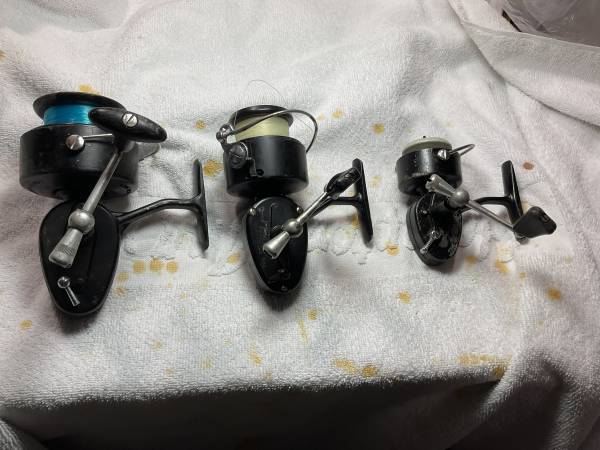 Mitchell spin reels 3 from friends estate work great 1