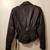 Woman's  Black Leather Jacket 2 thumbnail