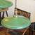 Vintage Industrial 14" Porcelain Enamel Pendant Lights Green 1940s 5 thumbnail