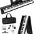 Finger Dance 61 Key Folding Piano Keyboard, Upgrand Imitation Wood Tex 1 thumbnail