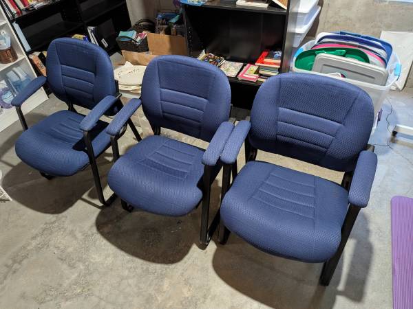 3 Office Task Chairs / Conference Chairs 1