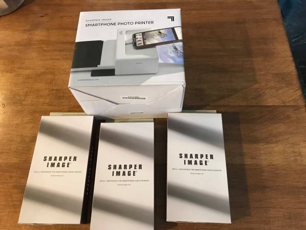 Sharper Image Smartphone Photo Printer plus paper 1