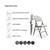 SunBoat 5 piece folding dining set 4 thumbnail