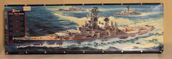Big WWII U.S.S. New Jersey Battleship Model Kit 1