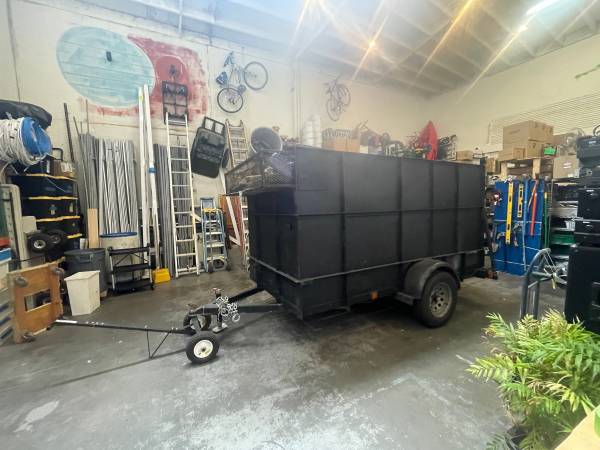 Heavy-Duty Haul Trailer – Reinforced with Steel Paneling for Security 1