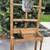 Beautiful Oak HallTree Coat Rack Stand Round Mirror barley twist twist 10 thumbnail