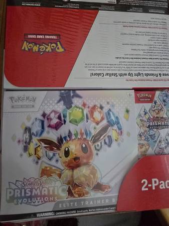 Pokemon Prismatic Evolutions Bundle 2-Pack 1