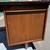 Lockable Executive Mid Mod Desk Mid Century Modern w/ Finished Back 8 thumbnail