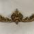 Solid Brass Rococo Architectural Wall Pediment, Wall Ornament P 1 thumbnail