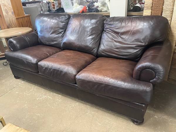 Leather Sofa Couch by Whittemore Sherrill 65545 1