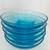 MCM Vintage Hazel Atlas capri blue 6” bowls (set of 7) 6 thumbnail