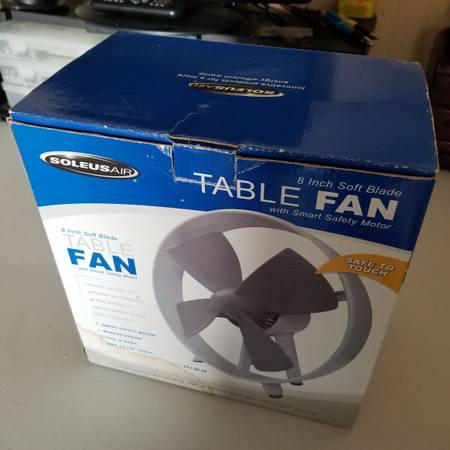8" Soft Blade Table Fan 1