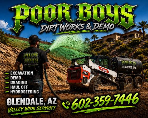 DEMOLITION CONTRACTOR — CONCRETE • POOLS • SHEDS • BLOCK WALLS • HAUL- 1