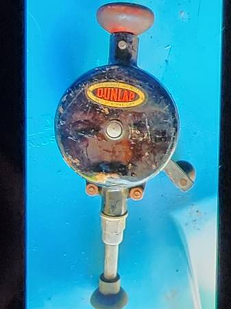 Dunlap Hand Crank Drill wooden handle Made In The USA 1