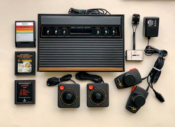Atari 2600 retro video game system bundle 1