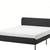 Ikea slattum Upholstered Bed And Purrjoy Firm 12 inch Queen Mattress 1 thumbnail