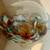 HAND-BLOWN GLASS ORNAMENT-CLEAR WITH GOLD/TURQUOISE/BLACK/WHITE SPOTS 3 thumbnail