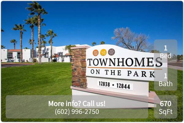 $1,295 / 1br - 670ft2 - 670 sqft 1 bd, 1 ba listo para alquilar! ¡Acérquese y visítenos! (Phoenix - Paradise Valley Country Club)64024825265665122