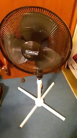 Oscillating three speed fan 1