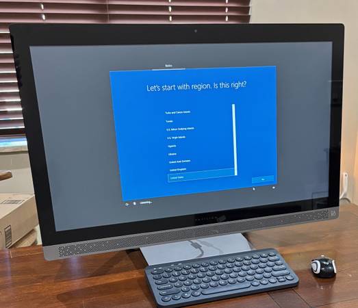HP Pavilion Desktop Computer 27 in Screen - $200 (Queen Creek)63471180630147121