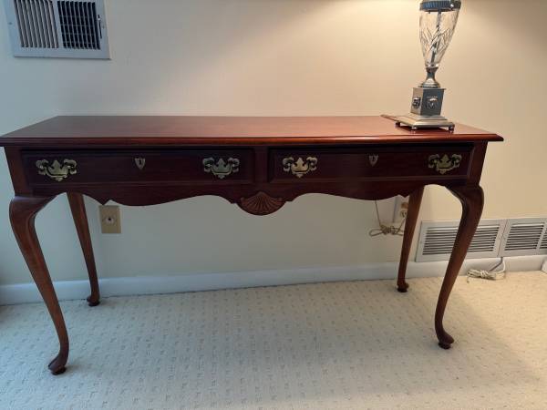 Solid Cherry Console Table 1