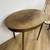Vintage Oval Wood Side Table with Star Inlay 7 thumbnail