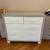 Custom made white and gray 5 drawer dresser 1 thumbnail