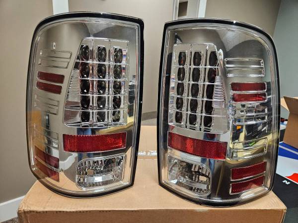 Dodge Ram 1500 09-18 + 19-24 Classic Edition led clear tail lights by 1