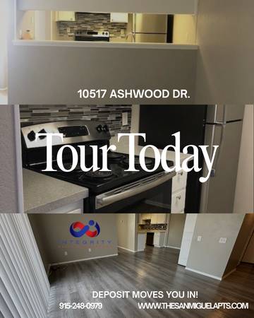 $1 / 1br - DEPOSIT MOVES YOU IN TODAY 1 AND 2 BEDROOM!!!!!! (La Cima Apts - East El Paso)63971414205315120