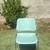 Krueger Matrix MCM Mid Century Mint Green Chrome Stackable Chairs Set 1 thumbnail