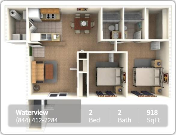 $1,429 / 2br - 918ft2 - Live large, dream bigger: Spacious 2 BR, 2 BA available! (Hendersonville)63924812222595120