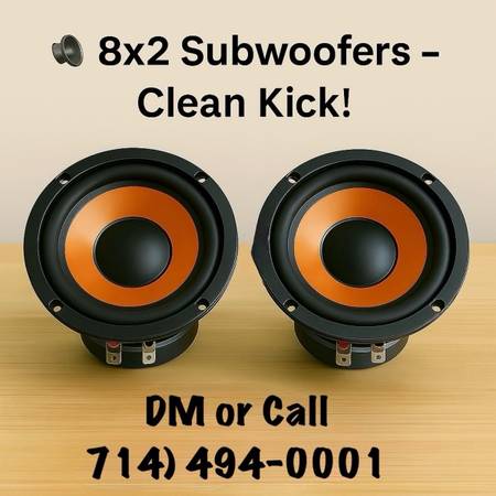 Subwoofers 8x2 1