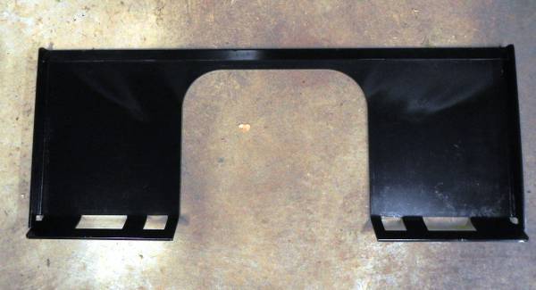 Universal quick attach plate open view 1