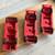 3 1950s Auburn Hard Rubber Fire Engines, 8" Long, Excellent, All For 9 thumbnail