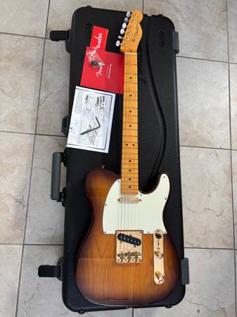 Fender USA 75th Anniversary Commemorative Telecaster w/ Case 1
