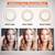 UBeesize 8" Tabletop Ring Light with Mini Tripod Stand & Cell Phone Holder for L 2 thumbnail