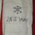 Set of 2 White Christmas Bath Hand Towels 3 thumbnail