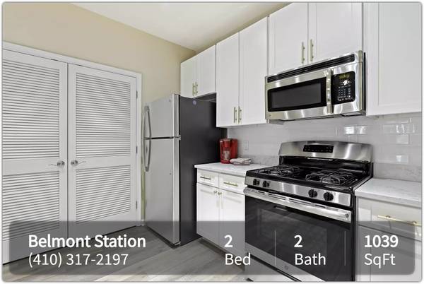 $2,289 / 2br - 1039ft2 - Large 1039 sqft 2 bed, 2 bath! Convenient washer and dryer included! (Elkridge)63694818054531122