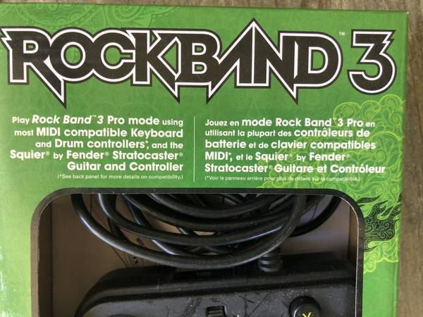 Xbox 360 Rock Band 3 + Official Mad Catz MIDI Pro Adapter - video