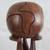 African Hand Carved Wooden World Unity 3 People Holding Globe 24" Tall 6 thumbnail