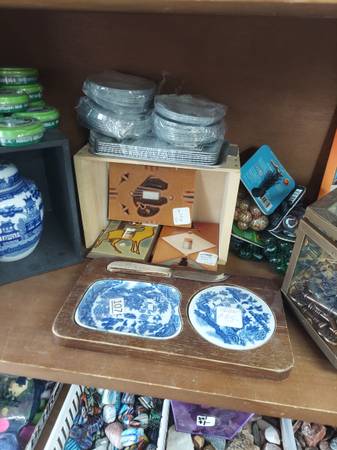 Blue Willow Cheese Serving Plate 1