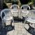 4 WHITE STACKING CHAIRS FOR OUTDOOR OR INDOOR USE - FREE! 1 thumbnail