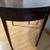 Pembroke drop leaf oval table 30x38x28t mahogany drawer 9 thumbnail