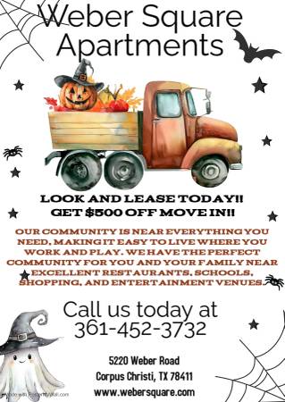 $1,400 / 2br - 840ft2 - City Beach Eat Shop Repeat Discover how fun life can be at Weber Squar (Corpus Christi)64036537057027120